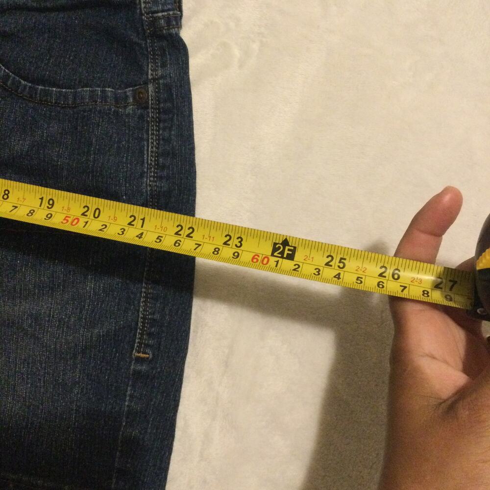 Women's Levi Strauss Signature Trouser Short Jeans Size 16 - Picture 5 of 13
